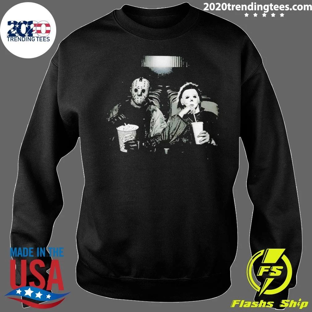 Jason And Michael Myers Cinema Graphic Halloween Shirt