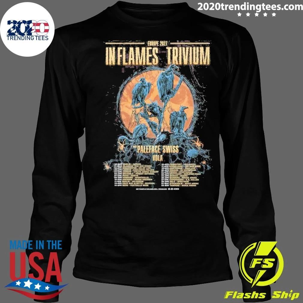 Trivium x In Flames EU Tour 2027 Tour Shirt