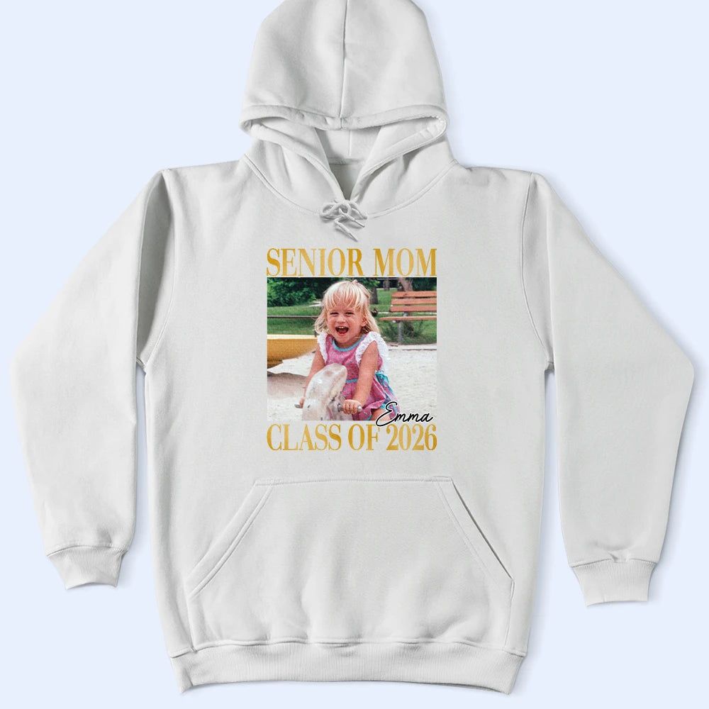 Custom Photo Senior Mom Graduation - Personalized T Shirt