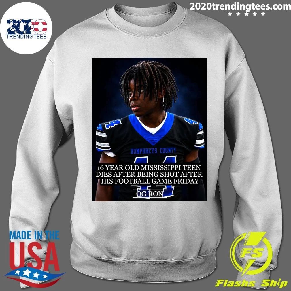 16 Year Old Mississippi Teen Dies After Being Shot After His Football Game Friday Shirt