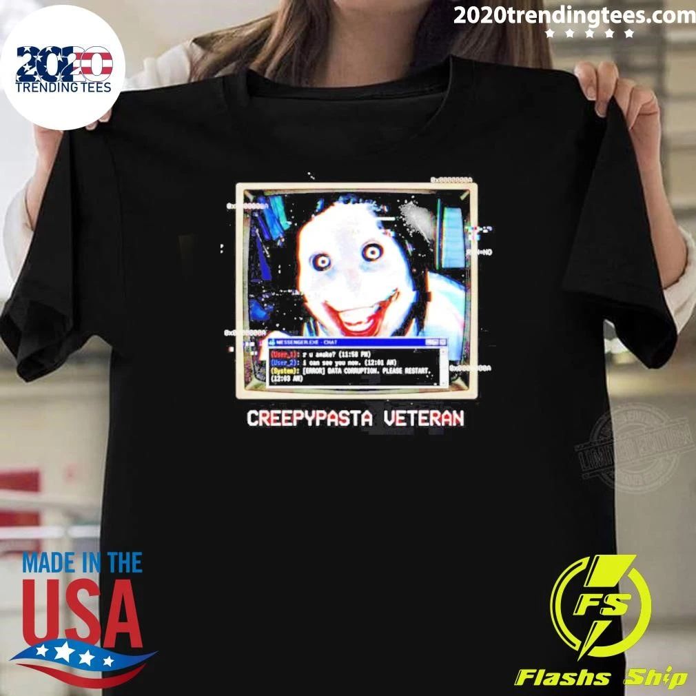 Creepypasta Veteran Horror Halloween Shirt