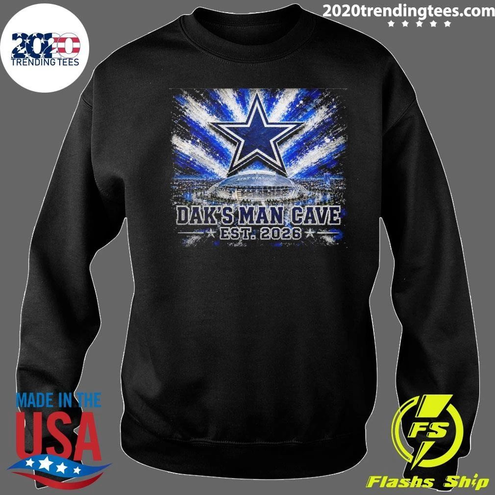Dallas Cowboys At&T Stadium Dak’s Man Cave Est. 2026 Shirt