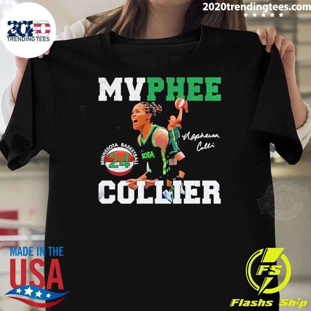 Napheesa Collier Minnesota Lynx Basketball Signature Shirt
