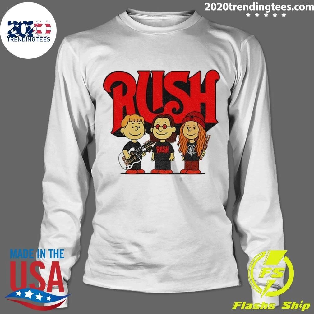 Rush With Anika Nilles Classic Logo Band Parody Shirt
