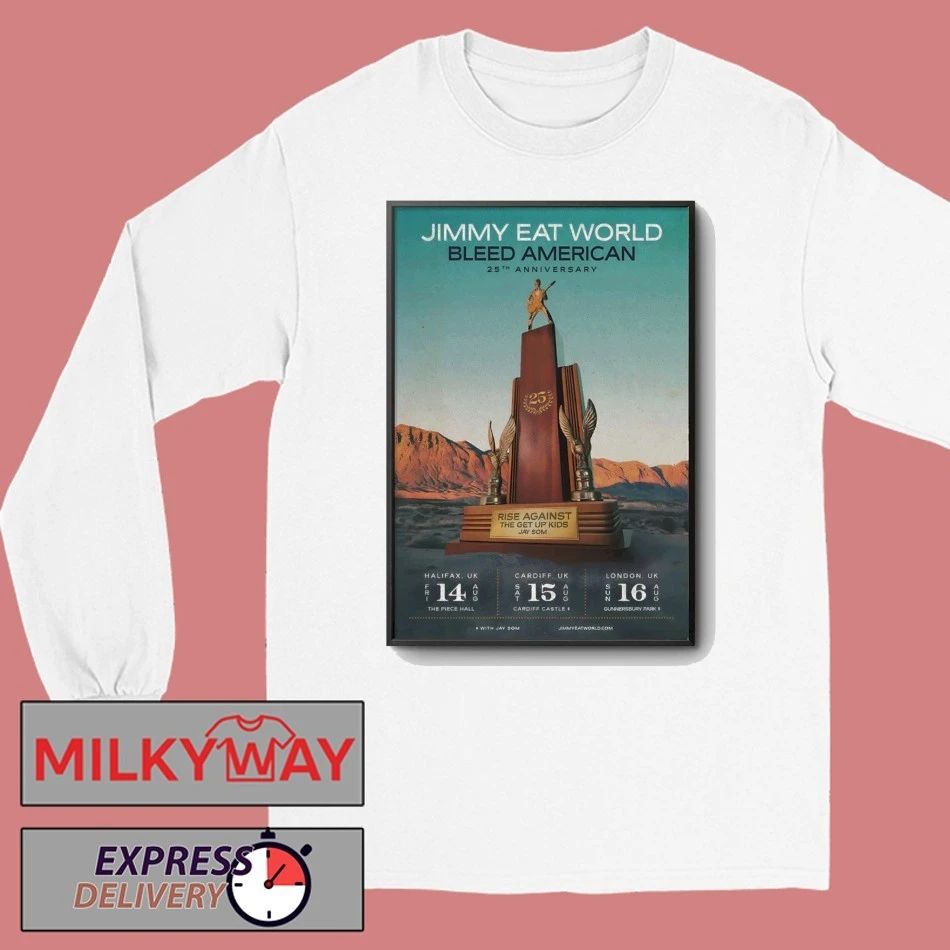 Jimmy Eat World Aug 16 2026 London UK Poster shrit