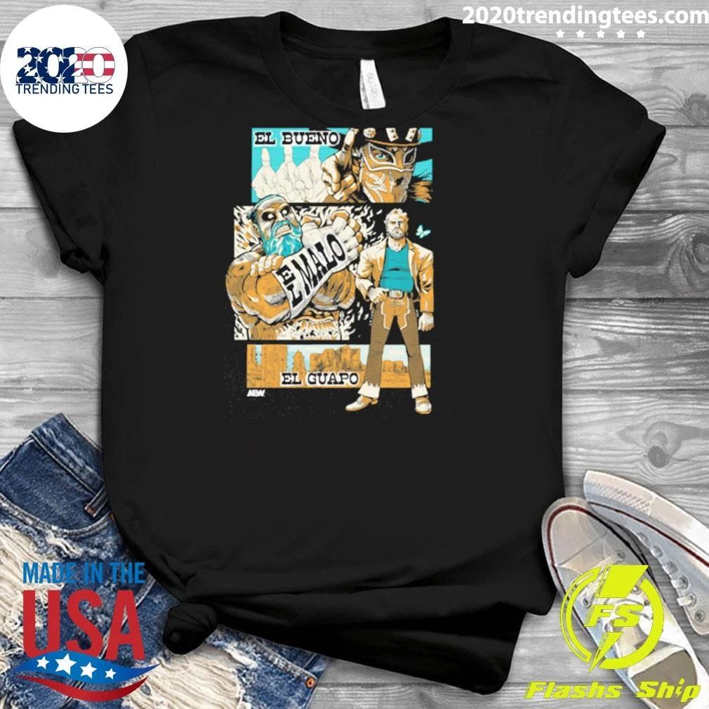 Hangman Adam Page & Brodido Tres Bad Hombres Shirt