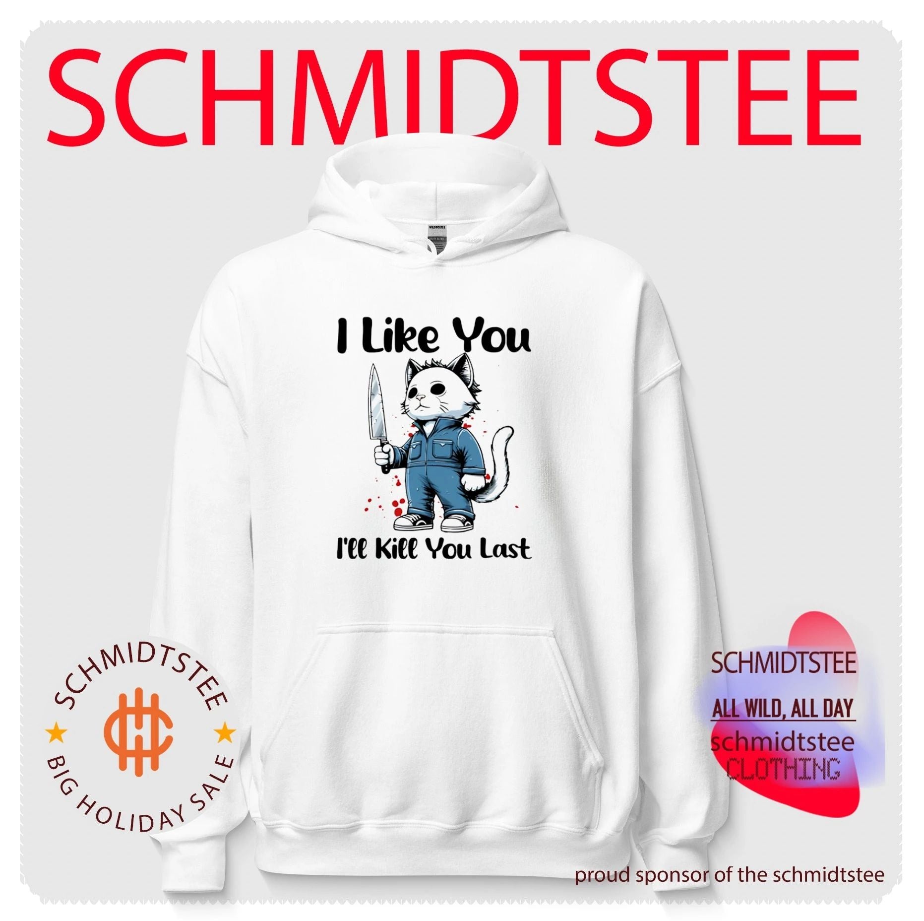 Michael Myers Cat I Like You I’ll Kll You Last Halloween Shirt