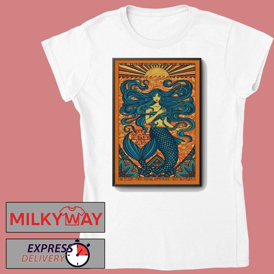 Dave Matthews Band May 29 2026 iTHINK Financial Amphitheatre In West Palm Beach FL Poster shirt