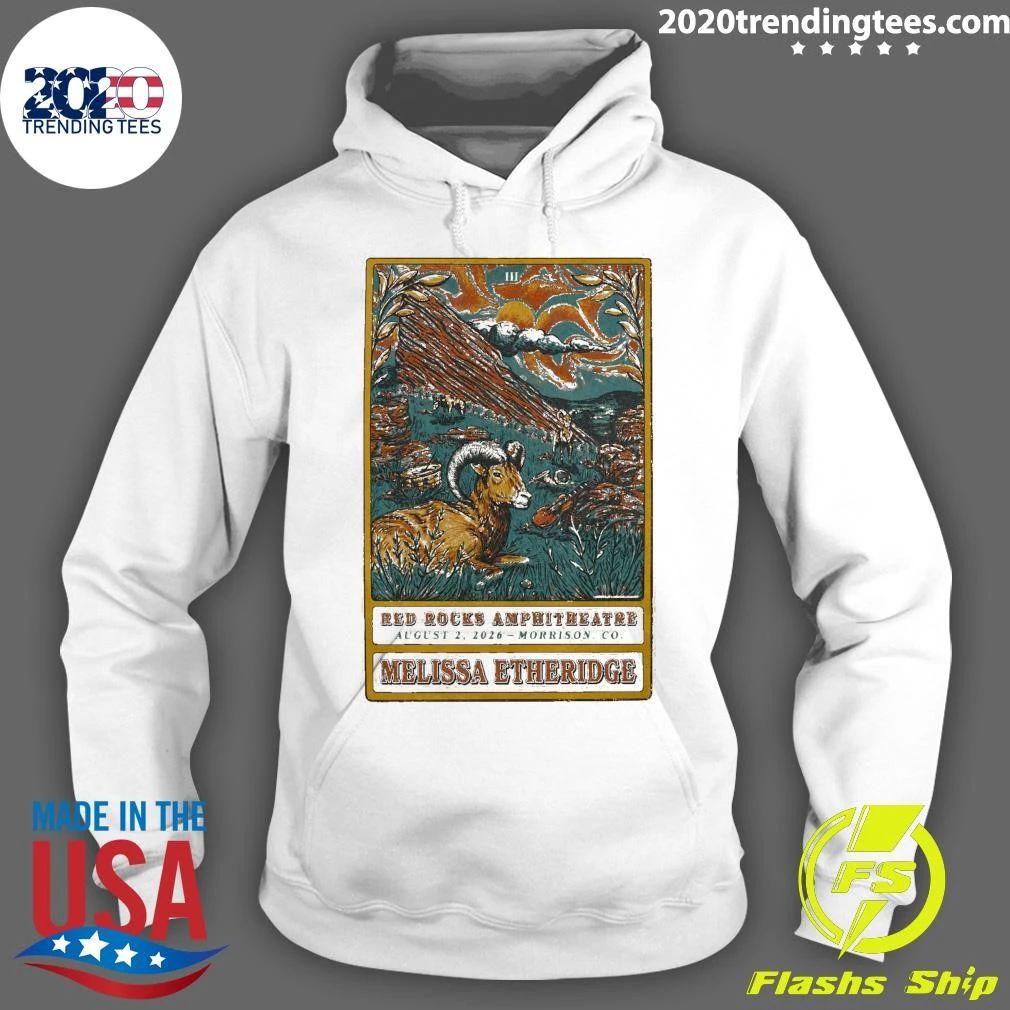 Melissa Etheridge Red Rocks Morrison Co 2026 Concer Shirt