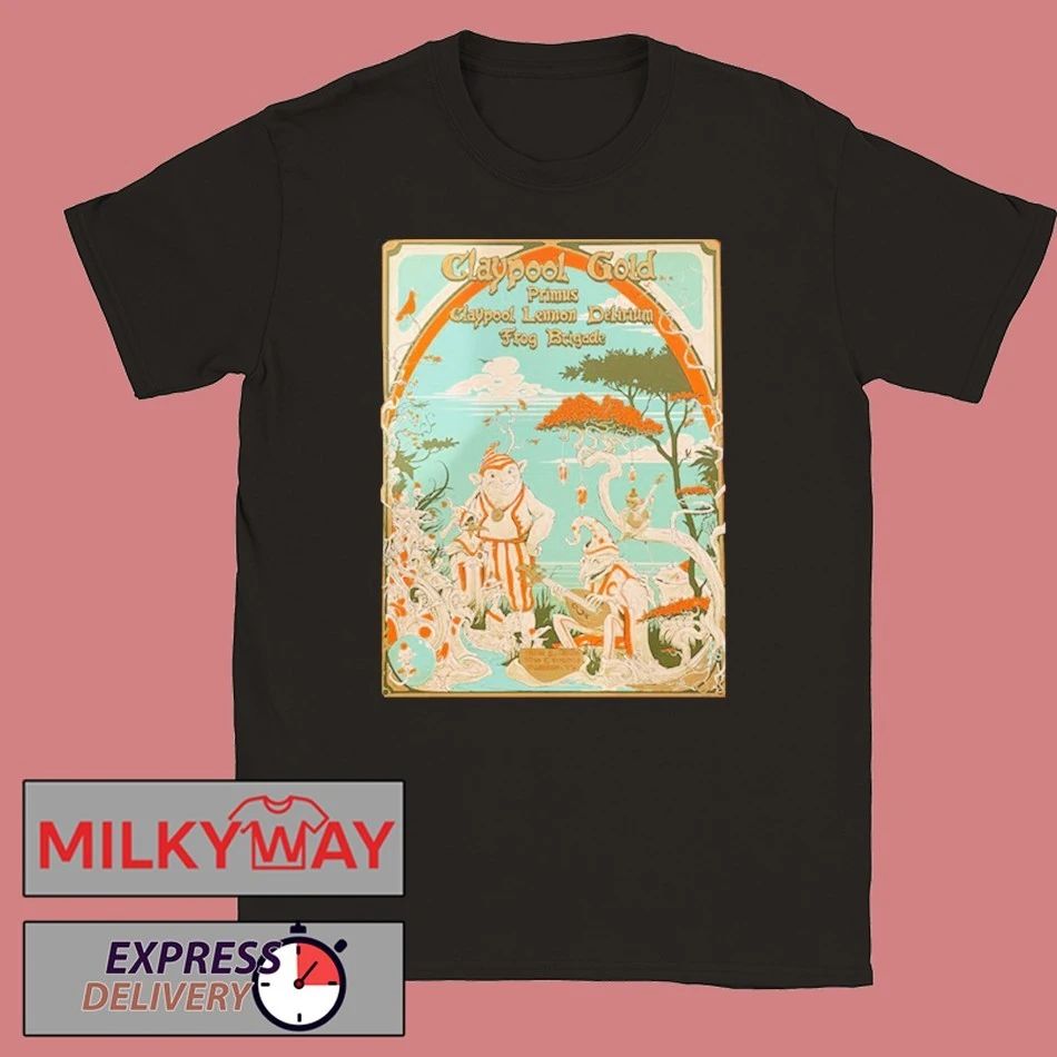 Claypool Gold Primus Claypool Lennon Delirium Frog Brigade On June 5 2026 At The Caverns Pelham TN shirt
