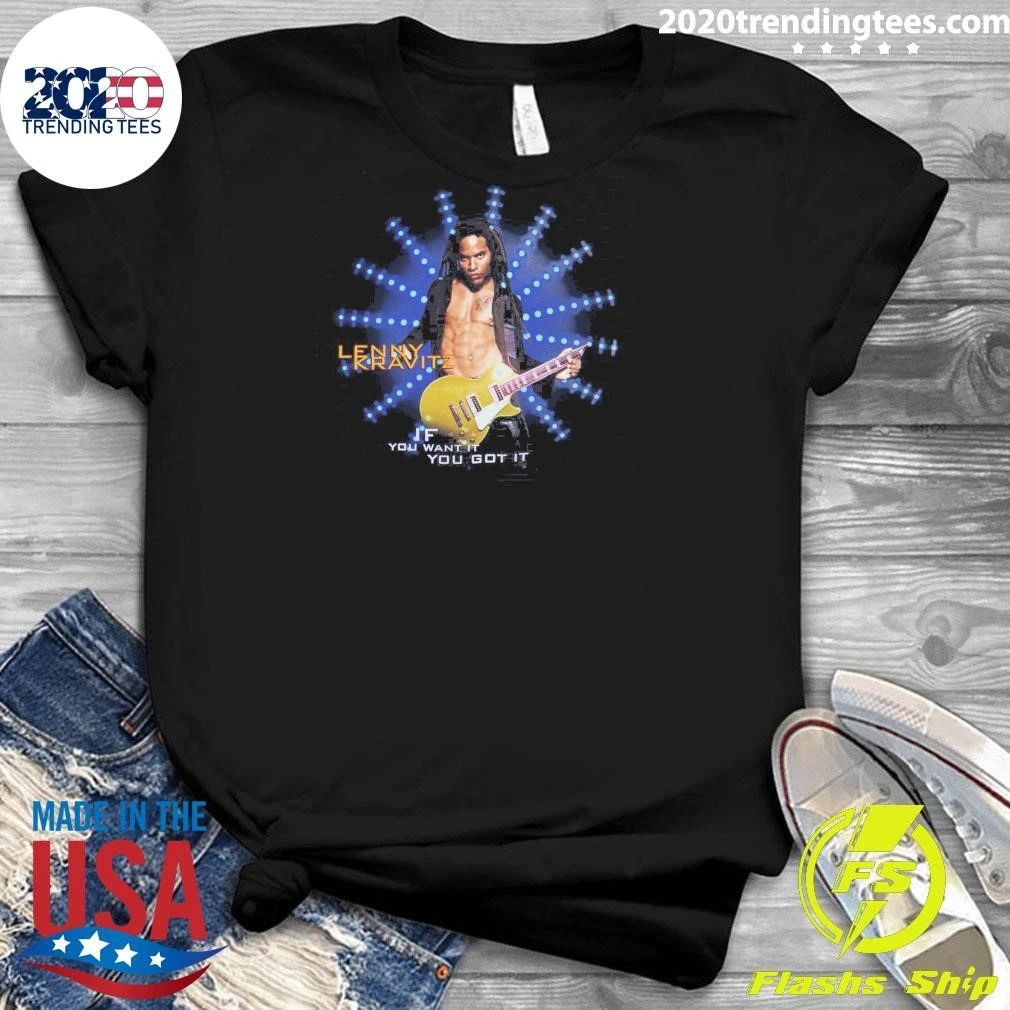 1993 Lenny Kravitz Believe If You Want It You Got It Shirt