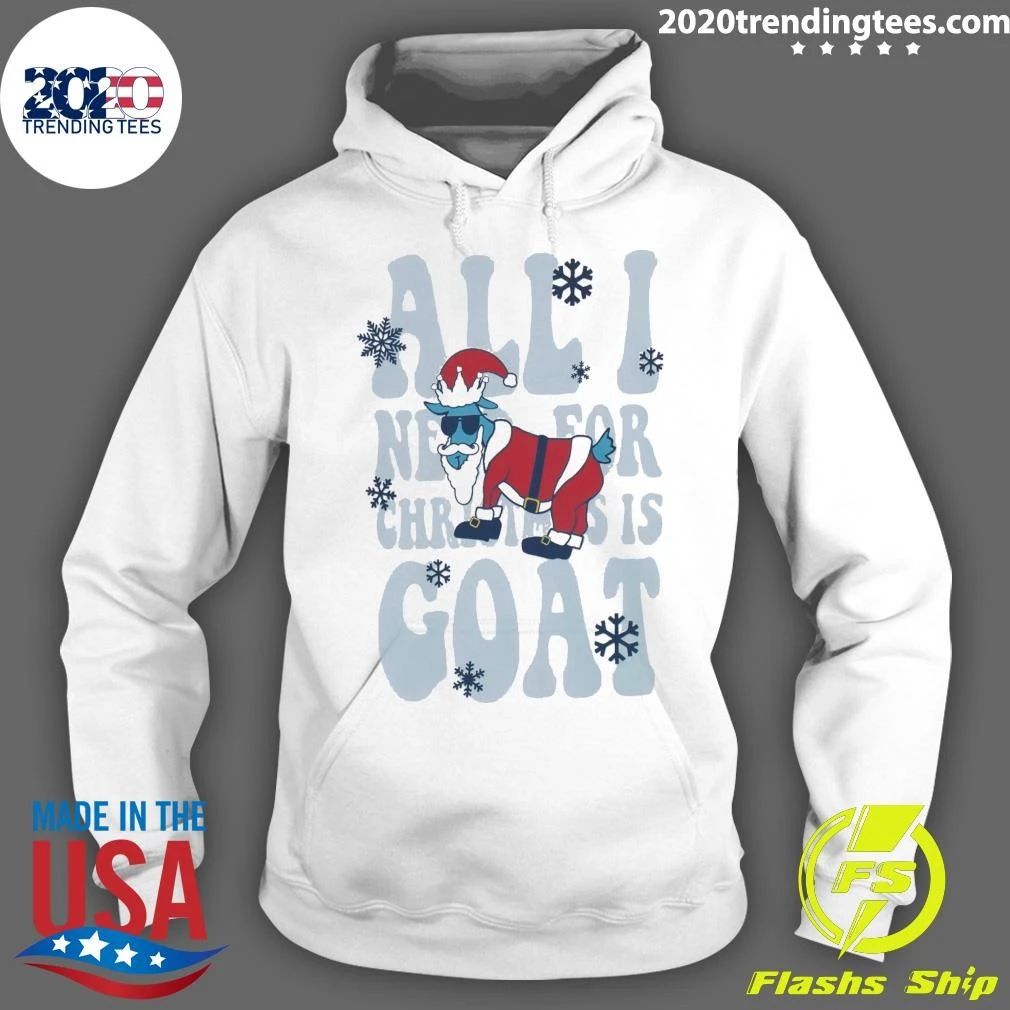 Toddler All I Need for Christmas is Goat Shirt