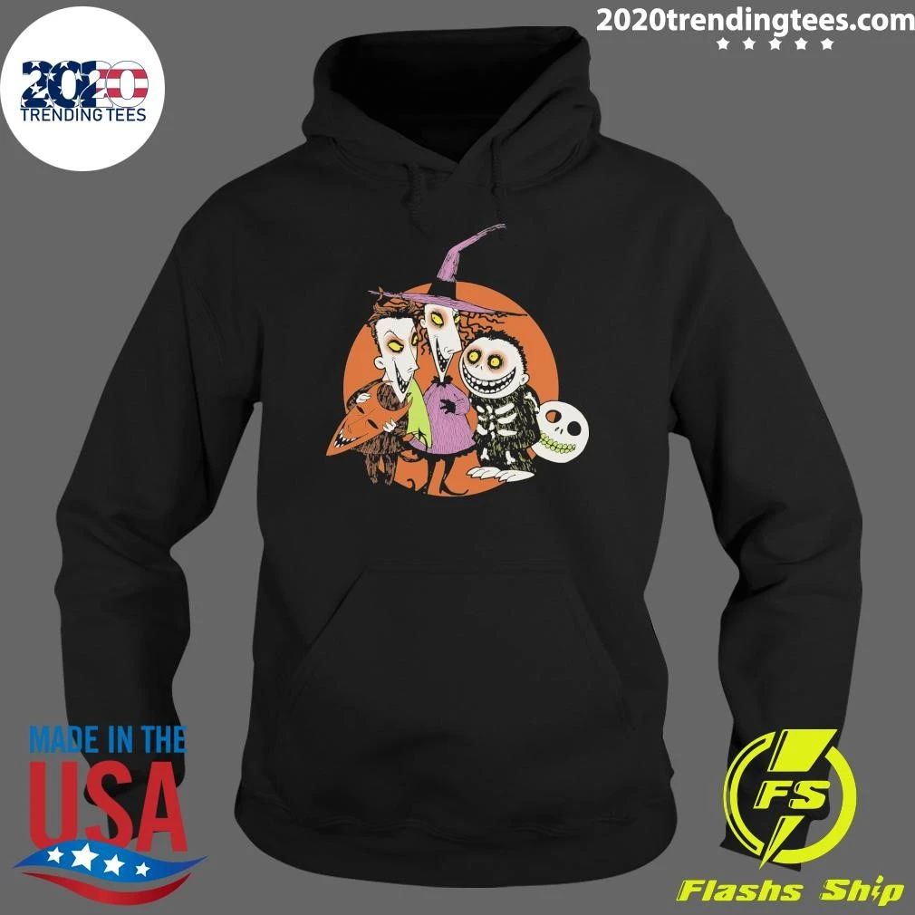 The Nightmare Before Christmas Mens Halloween Lock Shock and Barrel Shirt