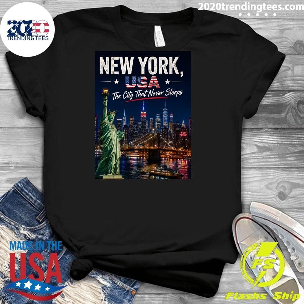 New York, USA The City That Never Sleeps Shirt