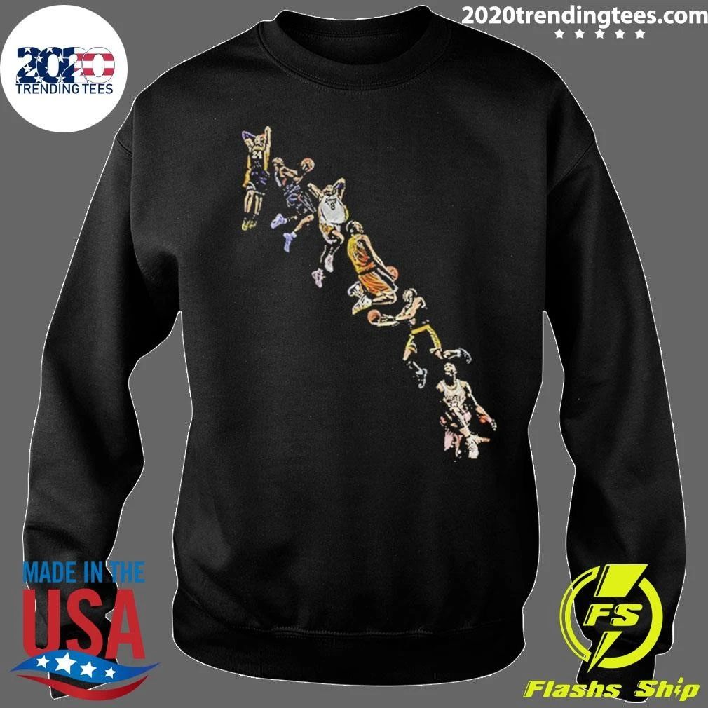 Kobe Bryant Los Angeles Lakers Multi Player Forever Legend Shirt