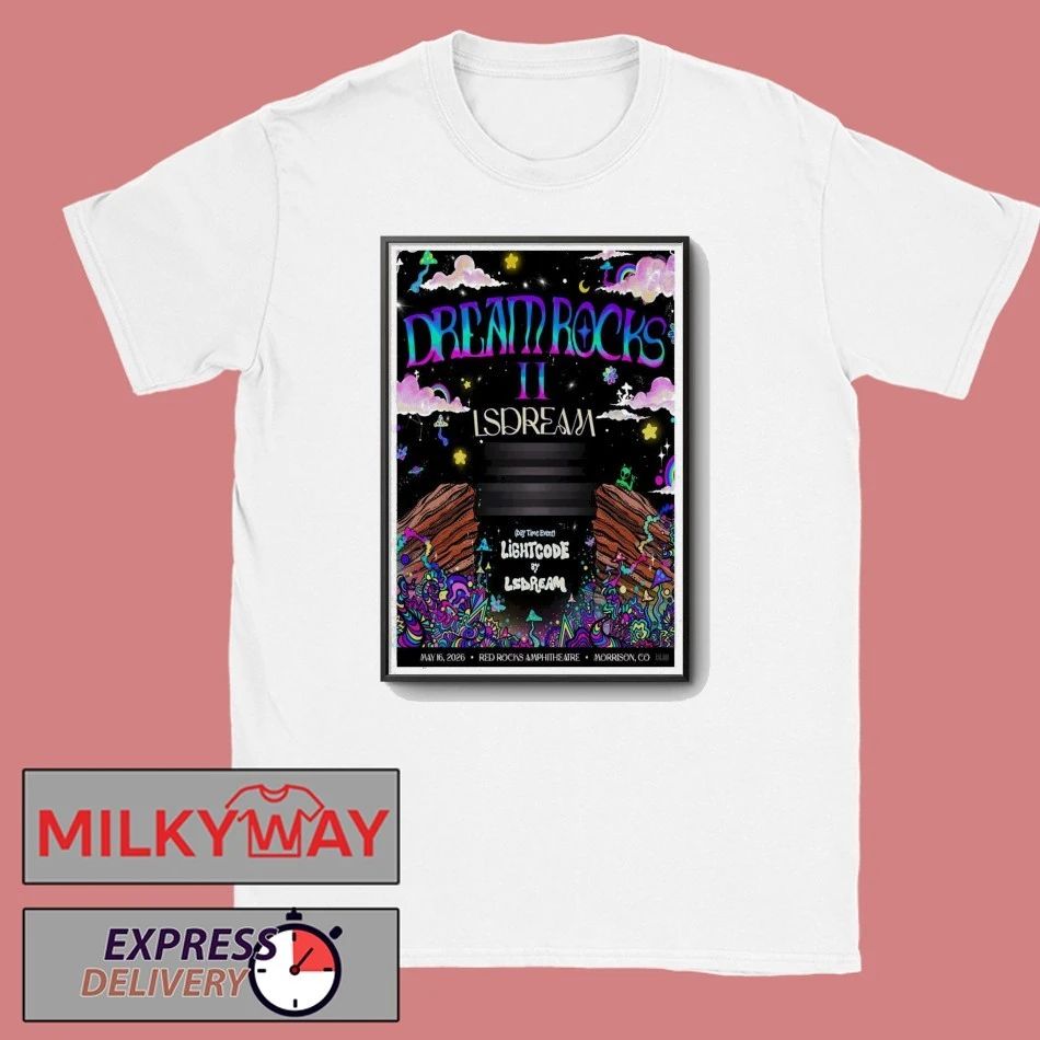 May 16 2026 Tour LSDREAM Red Rocks Poster LSDREAM shirt