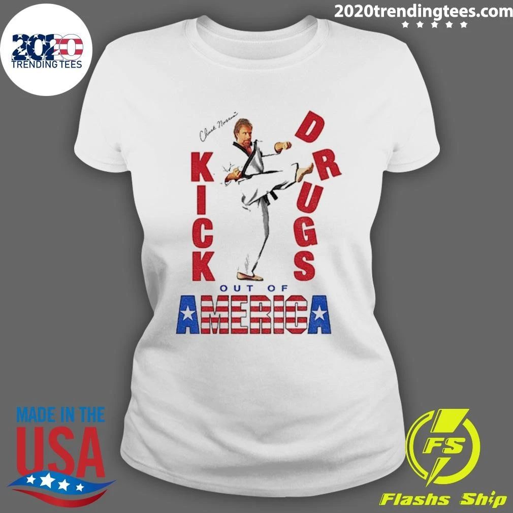 Chuck Norris Kick Drugs Out Of America 2026 Shirt