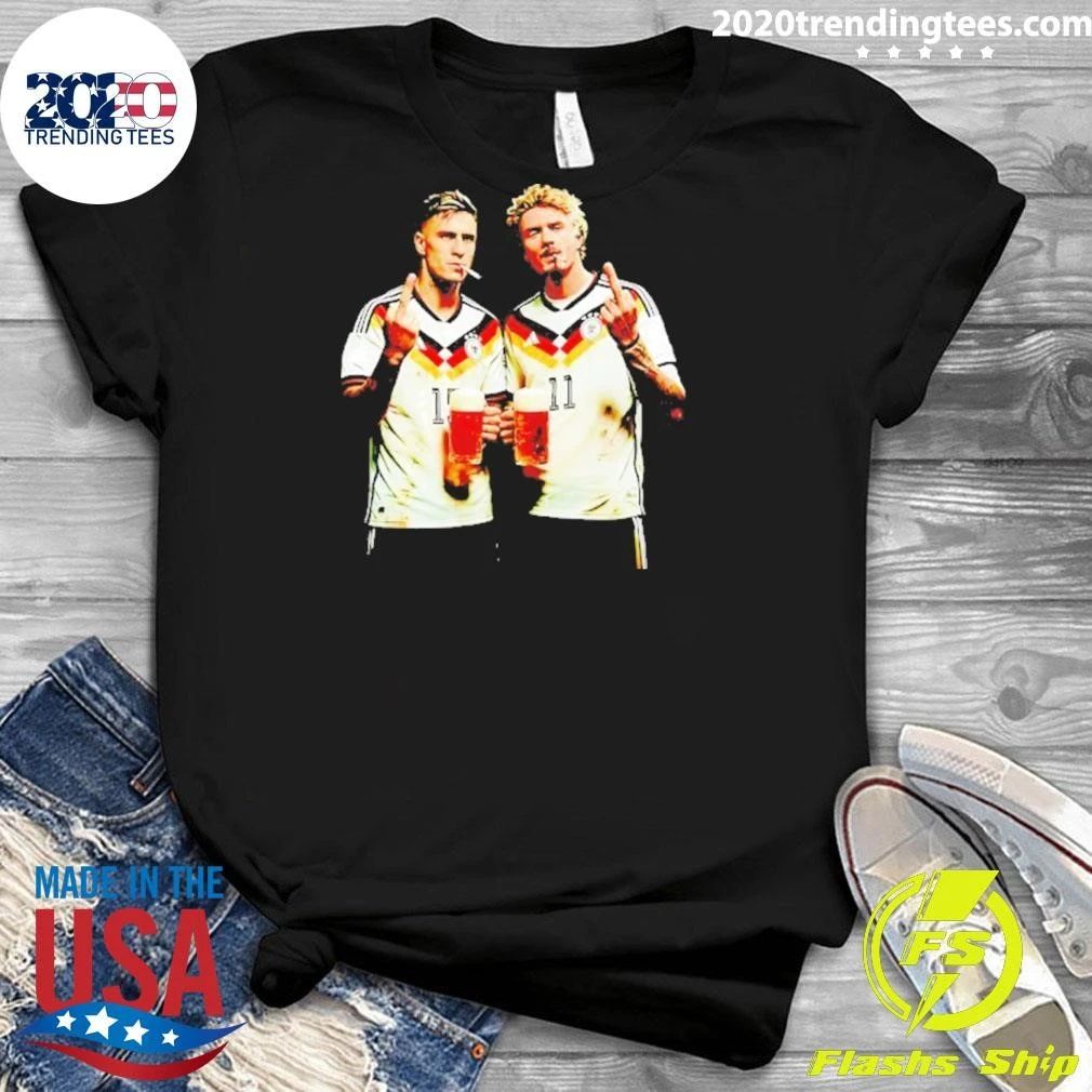 German Football The Middle Finger Gesture 2 Shirt