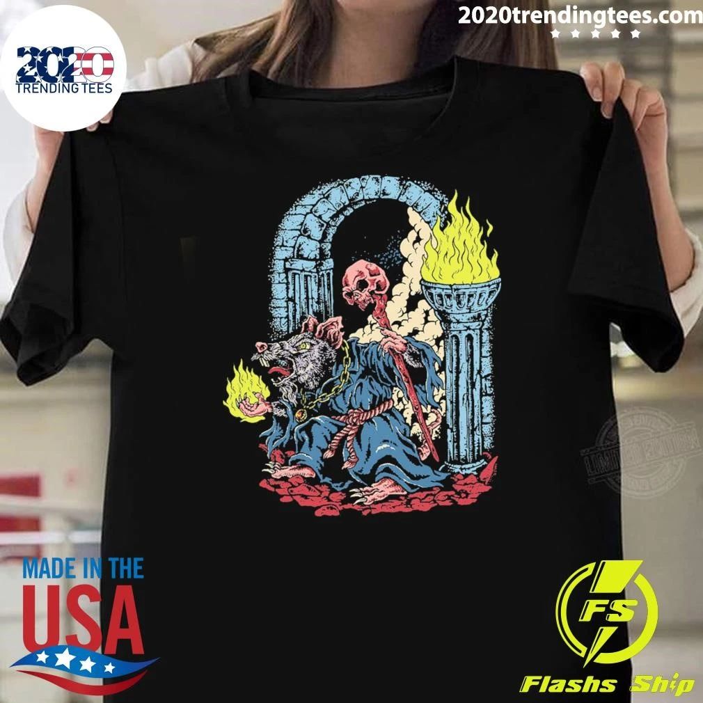 Skull Rat Mage Wargaming Shirt