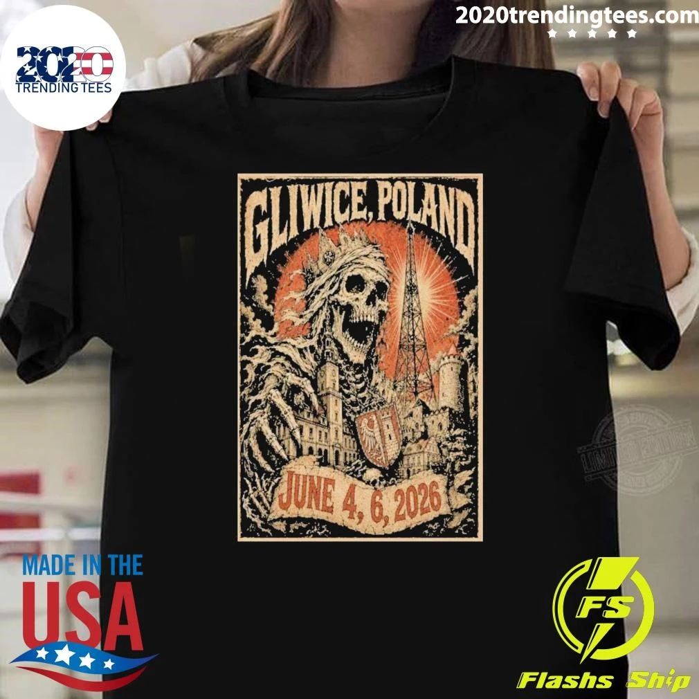 Gliwice, Poland June 4,6 2026 Poster Tour Shirt