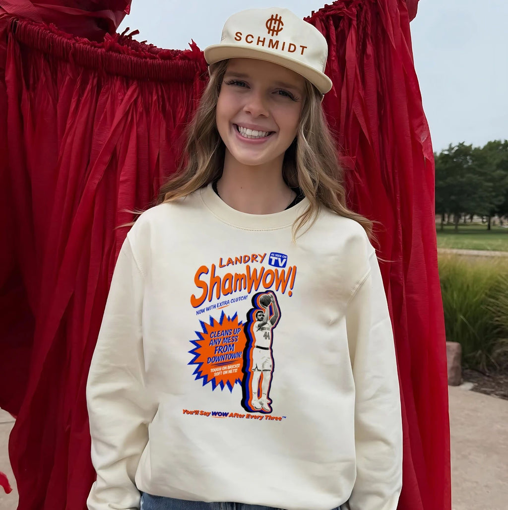 New York Knicks Landry Shamwow cleans up any mess from downtown shirt