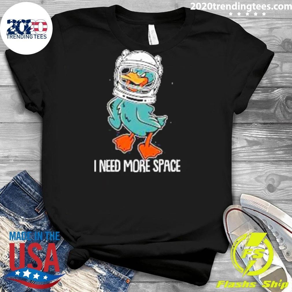 Duck Goose Geese Astronaut I Need More Space Shirt