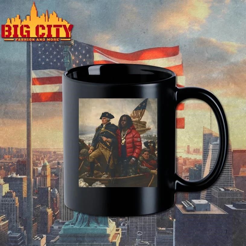 Chief Keef X Washington Crossing The Delaware Parody Shirt