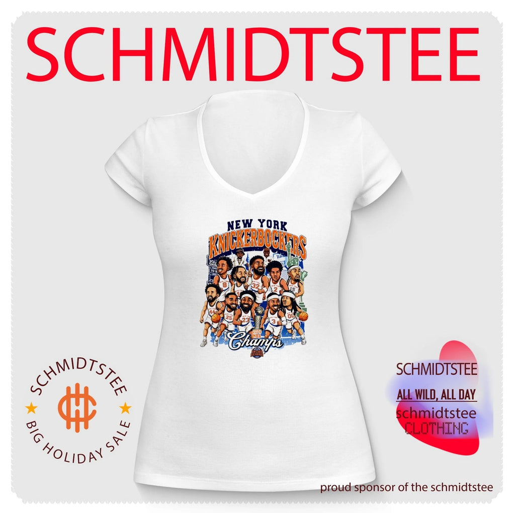 New York Knicks 2026 Champions Knickerbockers caricature shirt