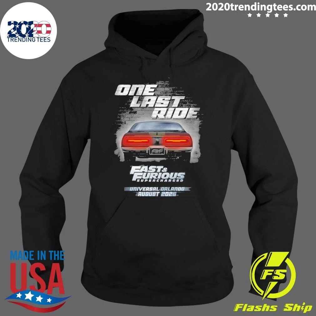 Universal Orlando Fast & Furious Supercharged One Last Ride Shirt