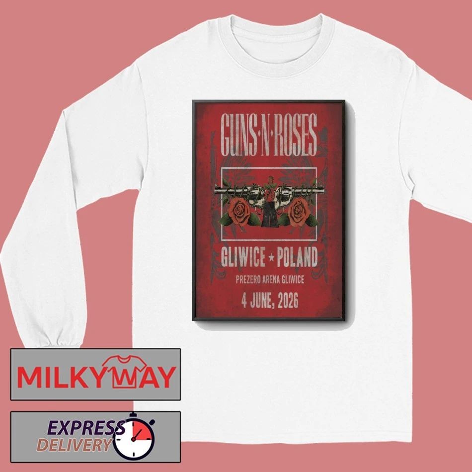 Guns N’ Roses PreZero Arena Gliwice Gliwice, Poland June 4, 2026 Poster shirt