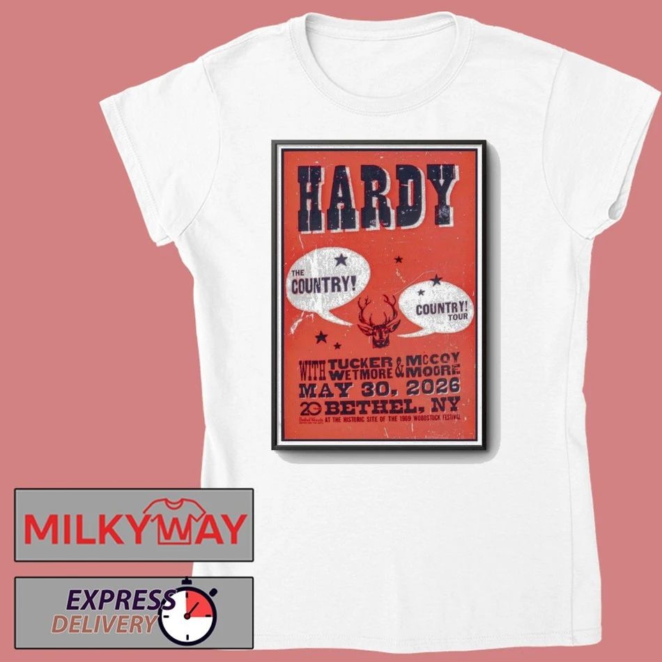 POSTER HARDY Bethel Woods Center May 30 2026 Bethel, NY LIMITED shirt