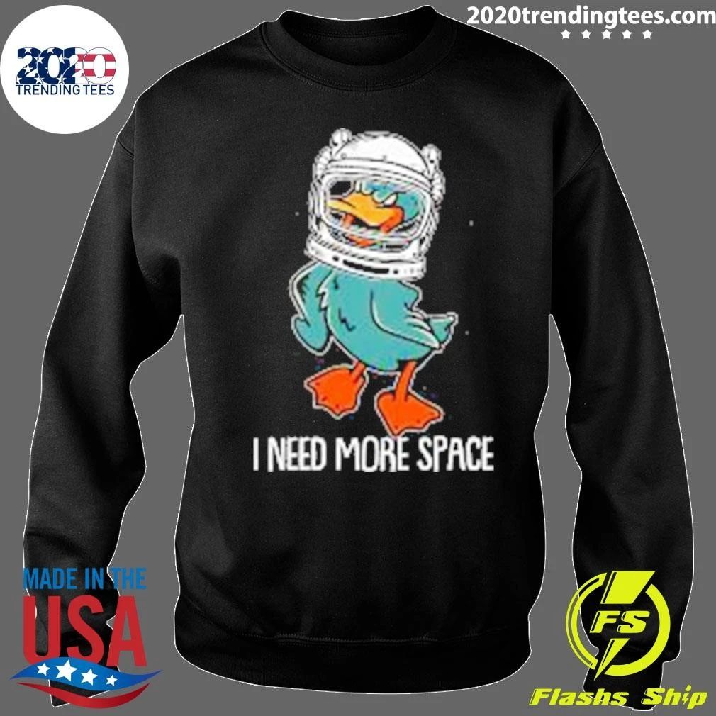 Duck Goose Geese Astronaut I Need More Space Shirt