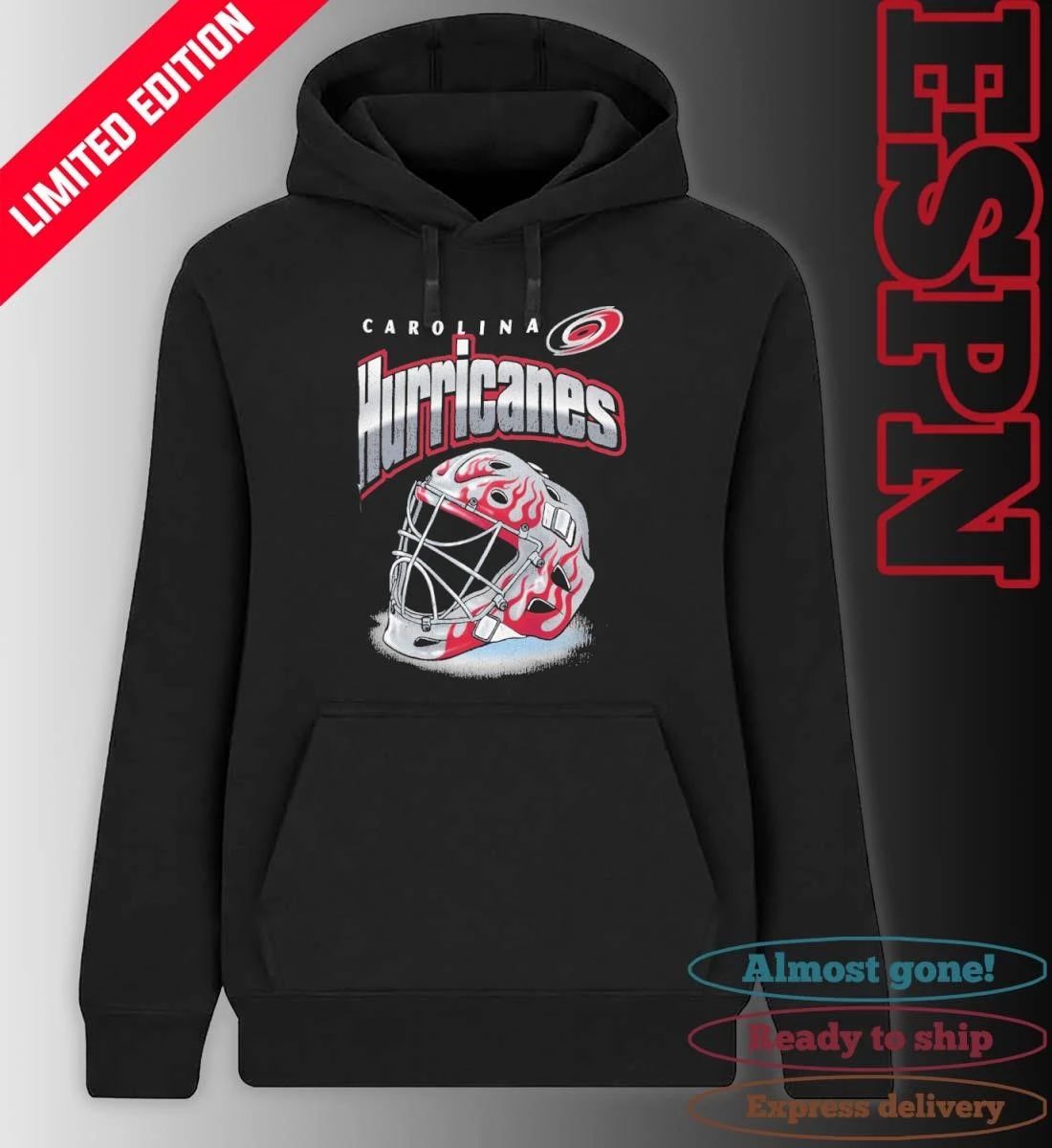 Carolina Hurricanes Playoffs Helmet Netminder Foundation Shirt