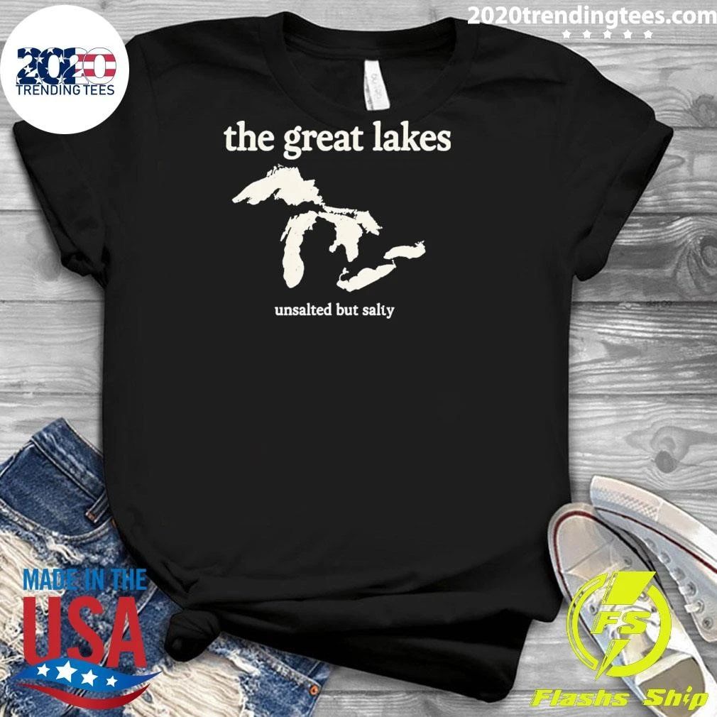 The Great Lakes Unsalted But Salty Retro Shirt