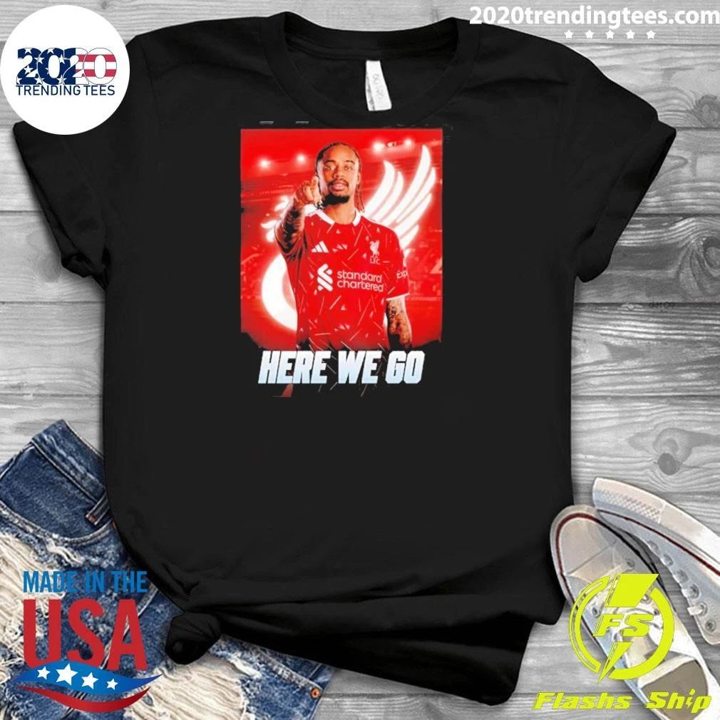 Bradley Barcola To Liverpool Here We Go Shirt