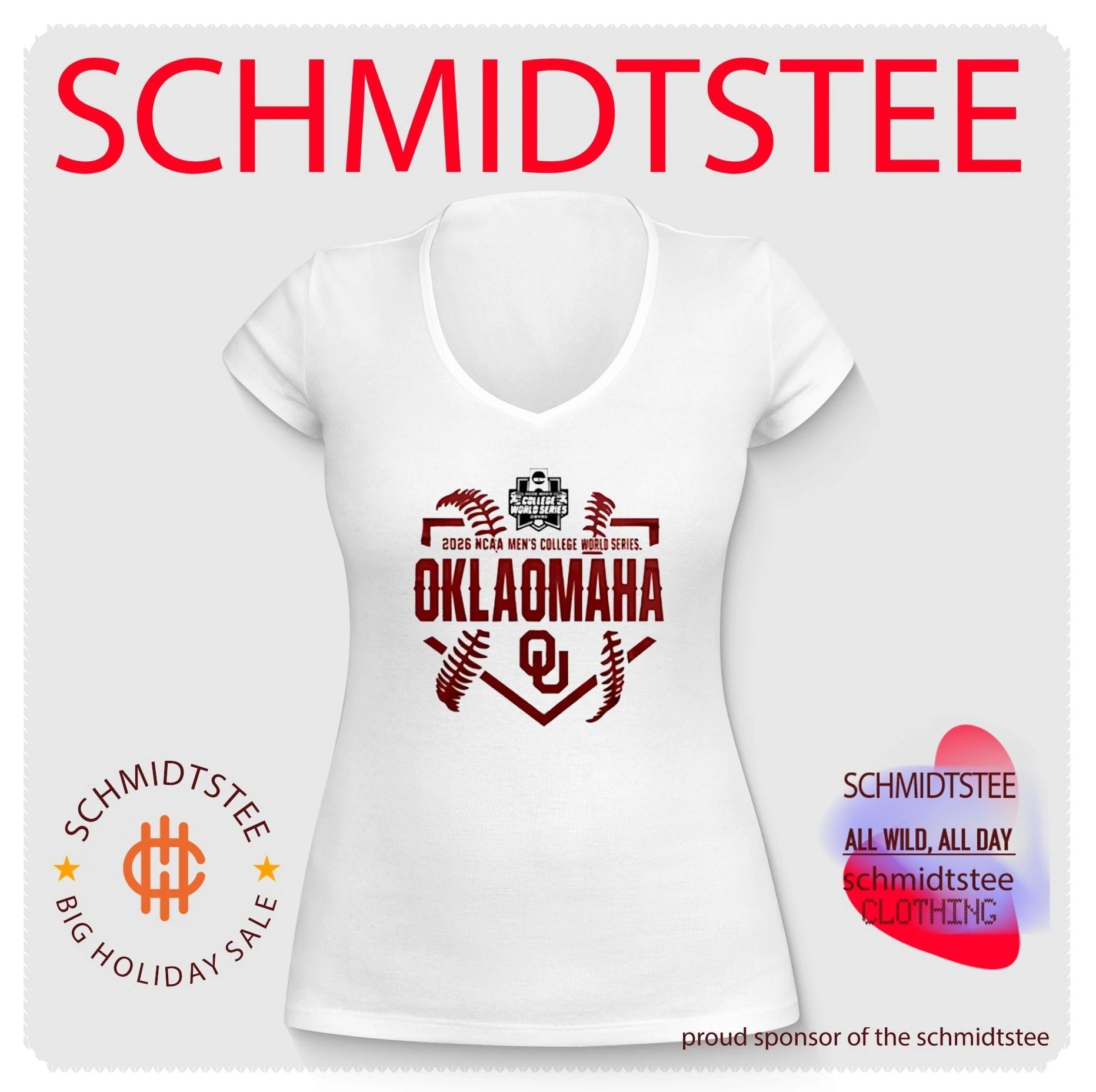 Oklahoma Sooners Baseball 2026 NCAA Baseball Men’s College World Series OMAHA shirt