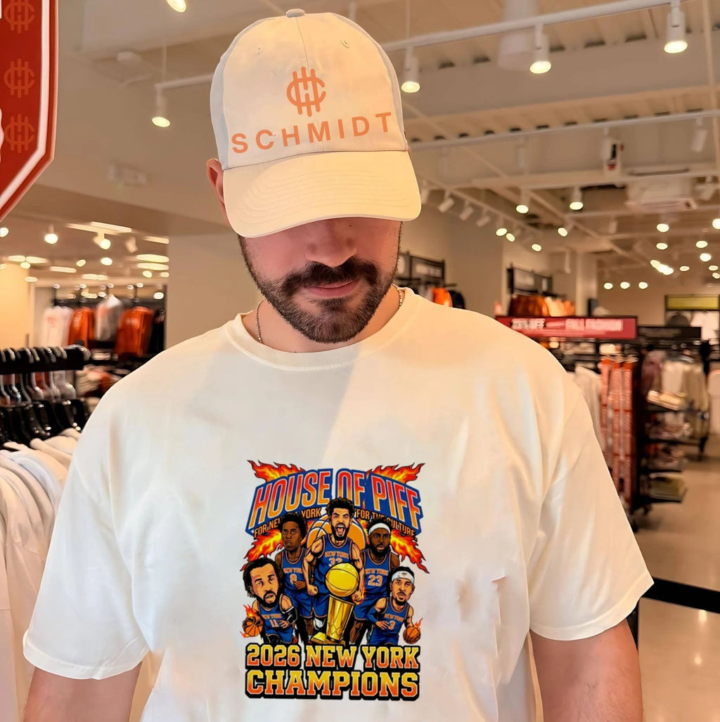 New York Knicks 2026 Champions House of Piff caricature shirt