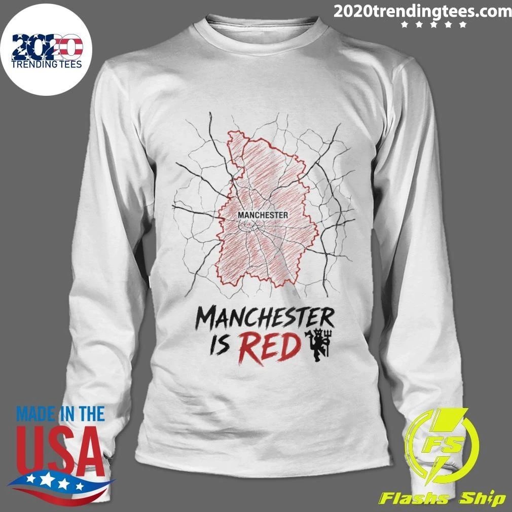 Manchester United Oversized Manchester is Red Shirt