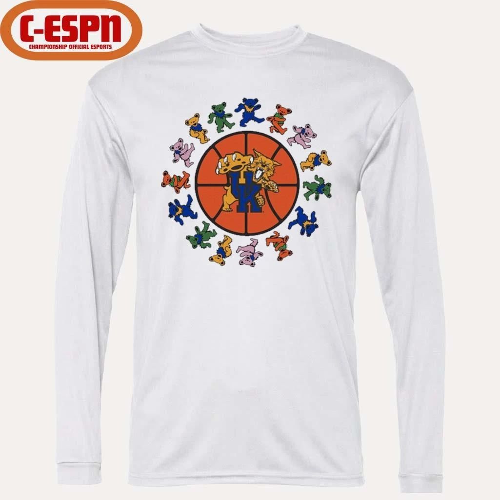 Kentucky x Grateful Dead Basketball Circle Bears Shirt
