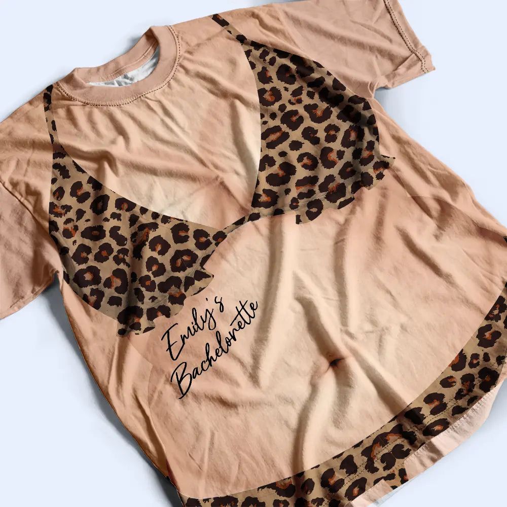 3D Funny Body Bikini Bachelorette Party - Personalized Full Print T Shirt