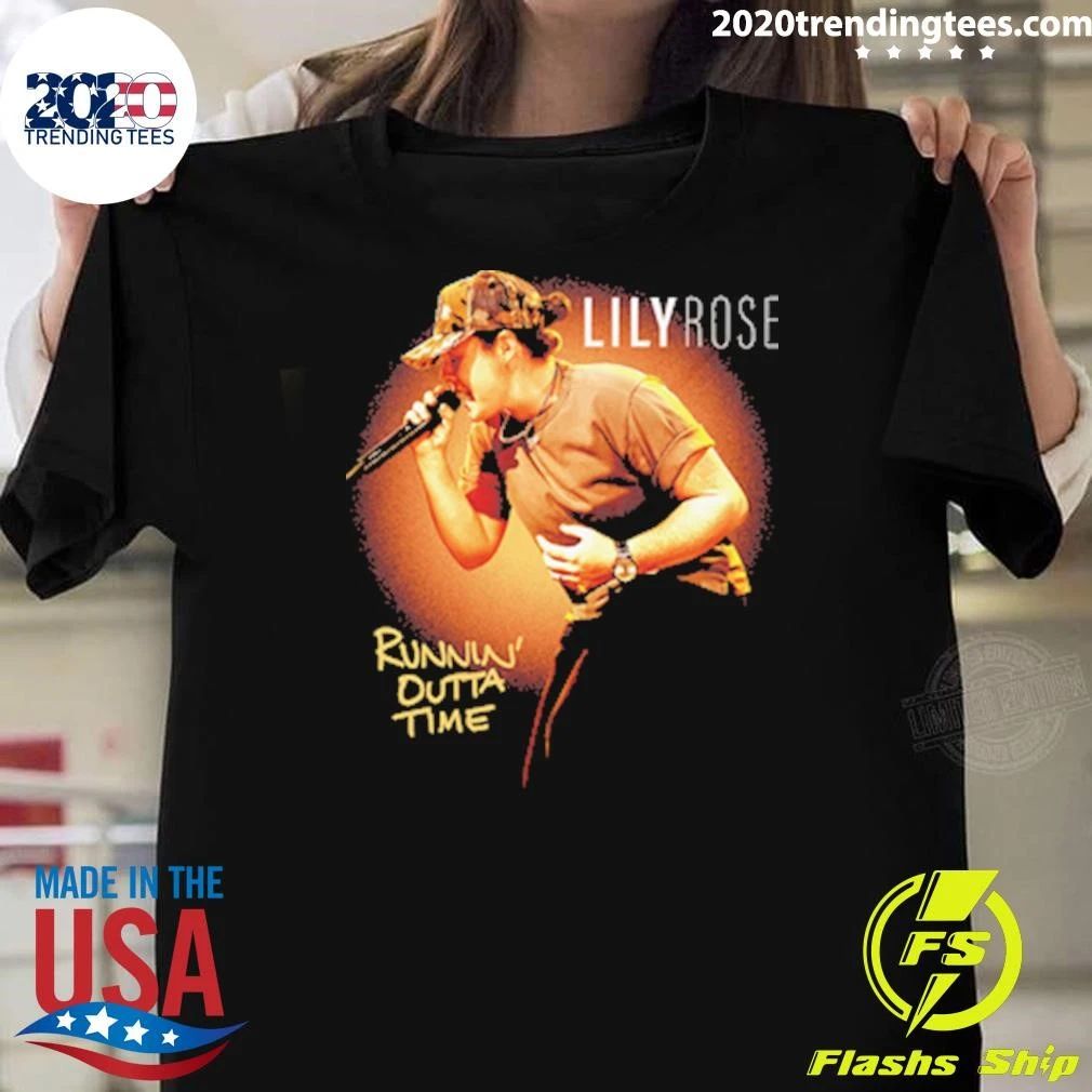 Lily Rose Runnin’ Outta Time Tour Tee Shirt