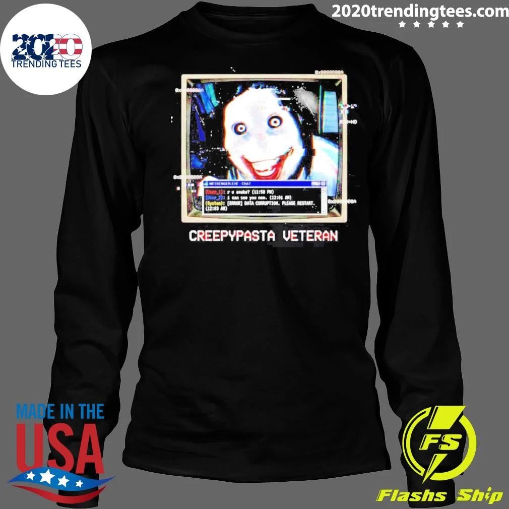 Creepypasta Veteran Horror Halloween Shirt