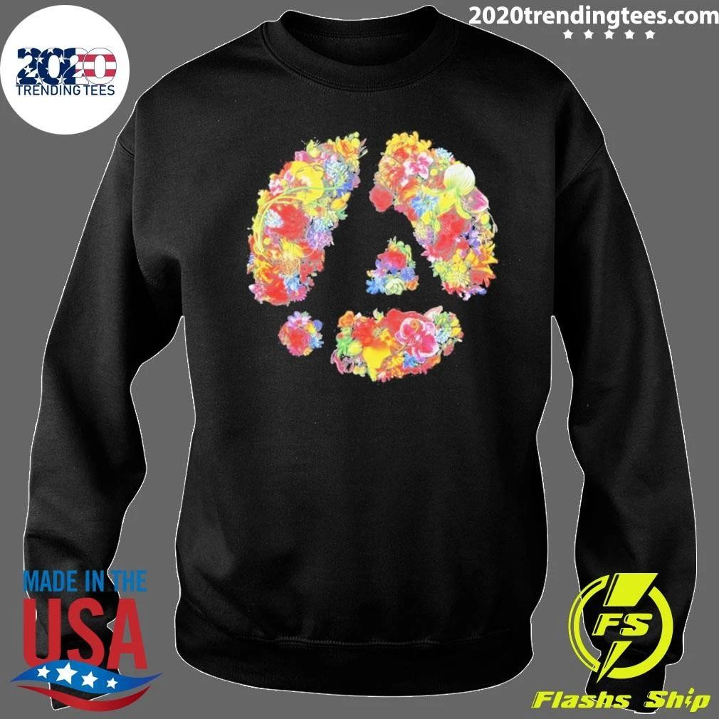 Linkin Park x Makoto Azuma Collab Merch Circle Flowers Shirt