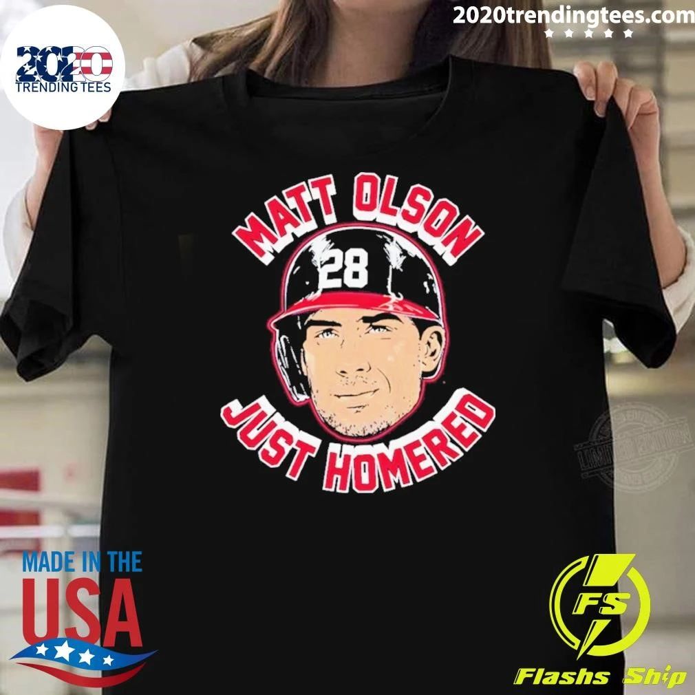 Matt Olson Just Homered Home Run Face Shirt