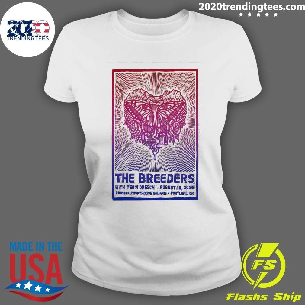 The Breeders In Portland OR On Aug 18 202 Shirt