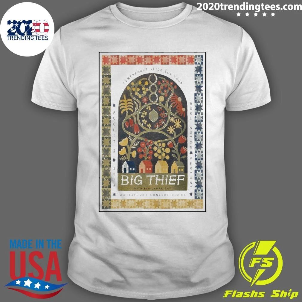 Burlington Vermont August 2 2026 Big Thief Live Event Shirt