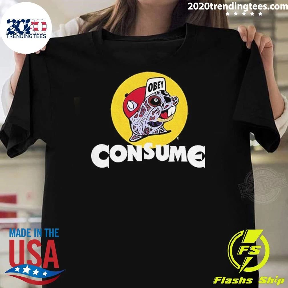 Buc-ee’s Mascot Parody Freddy Krueger Consume Obey Shirt