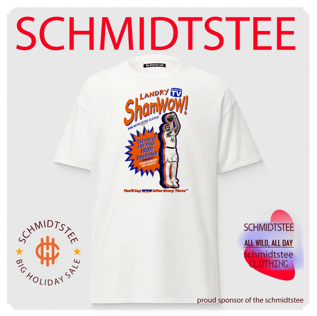 New York Knicks Landry Shamwow cleans up any mess from downtown shirt