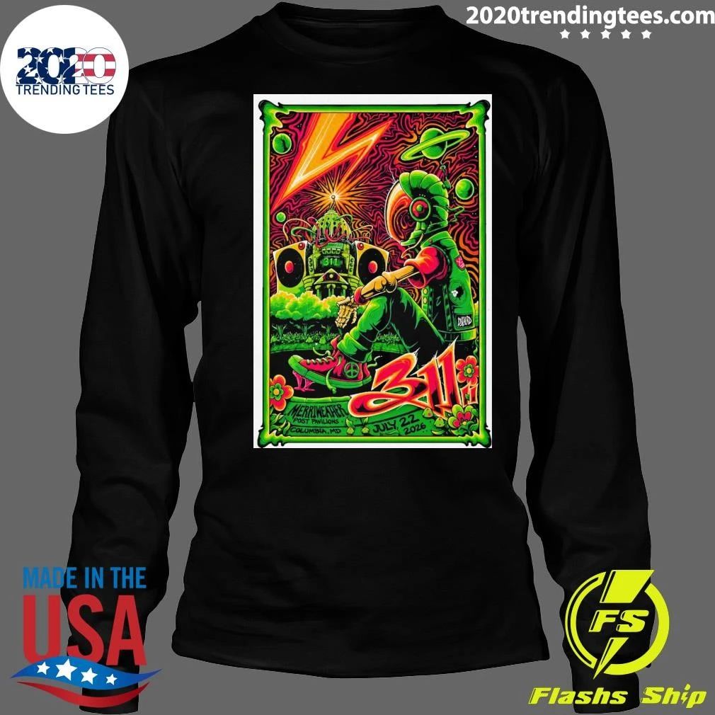 311 July 22 2026 Merriweather Post Pavilion in Columbia, Maryland Shirt
