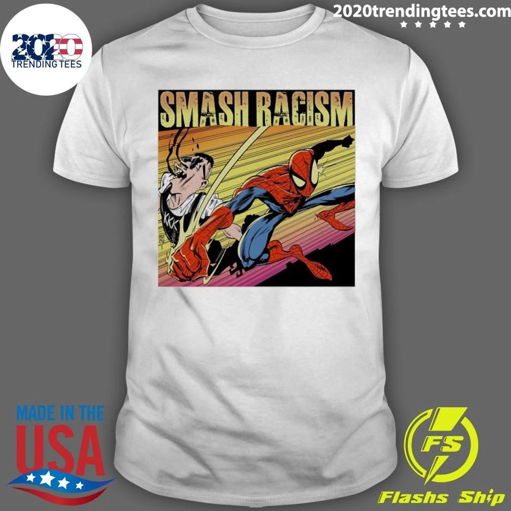 Smash Racism Spidey 1 Jake Lang 0 Comic Shirt